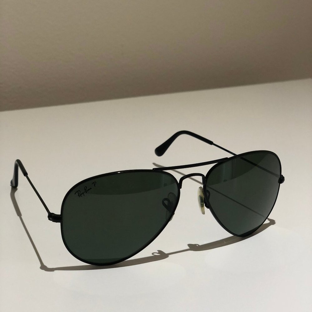 Ray-Ban Black Aviators Classics - Polarized
